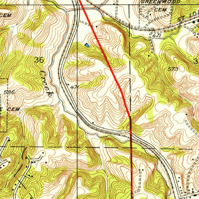 United States Geological Survey French Village, IL (1931, 24000-Scale) digital map