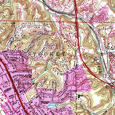 United States Geological Survey French Village, IL (1954, 24000-Scale) digital map