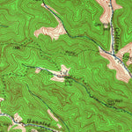 United States Geological Survey Frenchburg, KY (1952, 24000-Scale) digital map