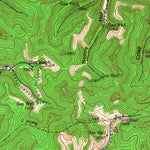 United States Geological Survey Frenchburg, KY (1952, 24000-Scale) digital map