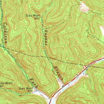 United States Geological Survey Frenchburg, KY (1977, 24000-Scale) digital map