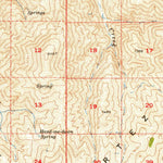 United States Geological Survey Frenchie Creek, NV (1957, 62500-Scale) digital map