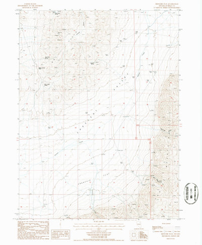 United States Geological Survey Frenchie Flat, NV (1985, 24000-Scale) digital map