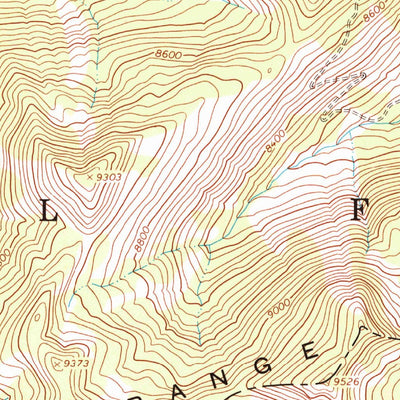 United States Geological Survey Frenchman Creek, ID (1964, 24000-Scale) digital map