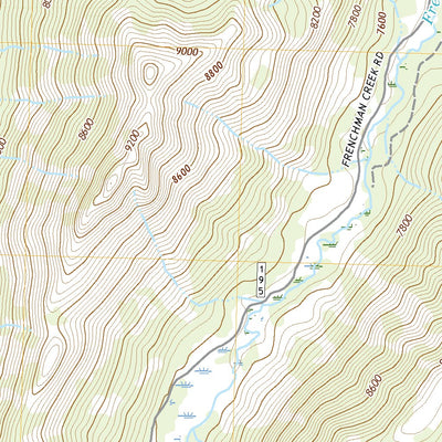 United States Geological Survey Frenchman Creek, ID (2020, 24000-Scale) digital map