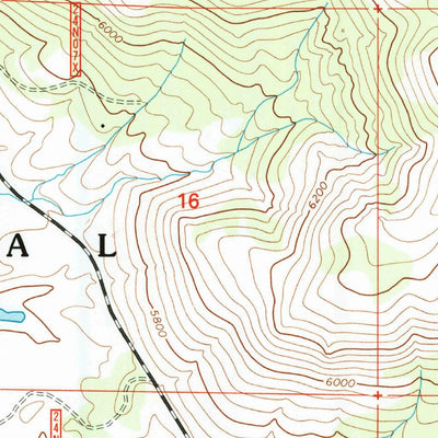 United States Geological Survey Frenchman Lake, CA (1994, 24000-Scale) digital map