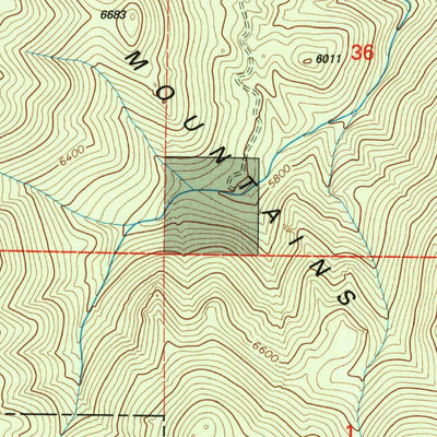 United States Geological Survey Frenchman Lake, CA (1994, 24000-Scale) digital map