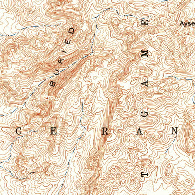 United States Geological Survey Frenchman Lake, NV (1952, 62500-Scale) digital map
