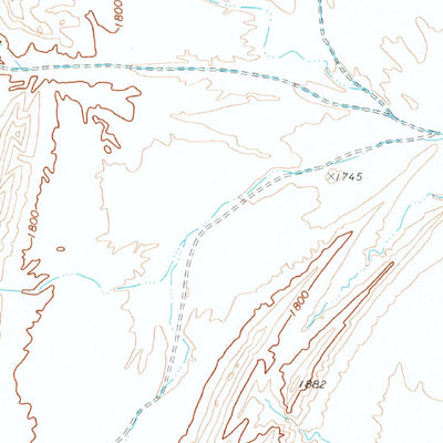United States Geological Survey Frenchman Mountain, NV (1970, 24000-Scale) digital map