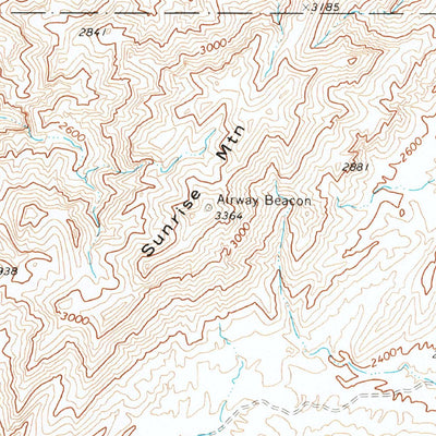 United States Geological Survey Frenchman Mountain, NV (1970, 24000-Scale) digital map