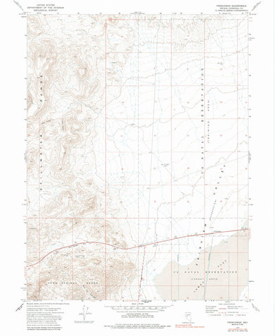 United States Geological Survey Frenchman, NV (1972, 24000-Scale) digital map