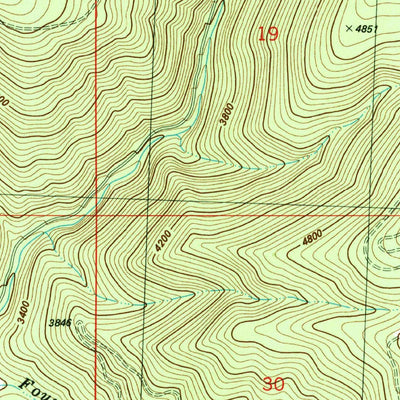 United States Geological Survey Frenchtown, MT (1984, 24000-Scale) digital map