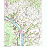 United States Geological Survey Frenchtown, NJ-PA (1955, 24000-Scale) digital map