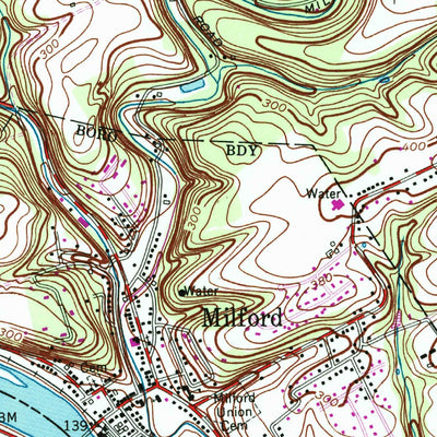 United States Geological Survey Frenchtown, NJ-PA (1955, 24000-Scale) digital map