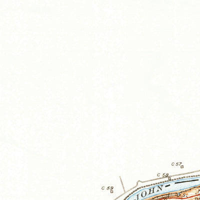 United States Geological Survey Frenchville, ME (1935, 62500-Scale) digital map