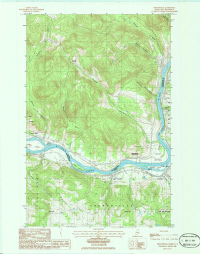 United States Geological Survey Frenchville, ME (1986, 24000-Scale) digital map
