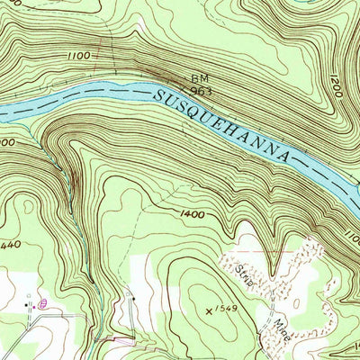 United States Geological Survey Frenchville, PA (1959, 24000-Scale) digital map