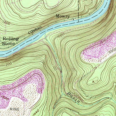 United States Geological Survey Frenchville, PA (1959, 24000-Scale) digital map