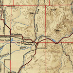 United States Geological Survey Fresno, CA (1955, 250000-Scale) digital map
