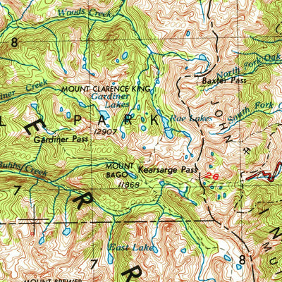 United States Geological Survey Fresno, CA (1962, 250000-Scale) digital map