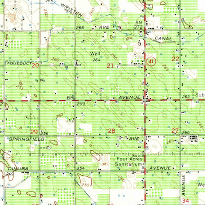United States Geological Survey Fresno, CA (1963, 62500-Scale) digital map