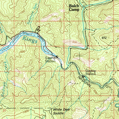 United States Geological Survey Fresno, CA (1982, 100000-Scale) digital map