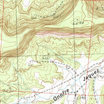 United States Geological Survey Fresno Canyon, NM (1985, 24000-Scale) digital map
