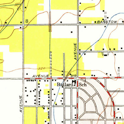 United States Geological Survey Fresno North, CA (1946, 24000-Scale) digital map