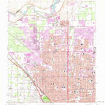 United States Geological Survey Fresno North, CA (1965, 24000-Scale) digital map