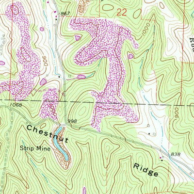 United States Geological Survey Fresno, OH (1961, 24000-Scale) digital map