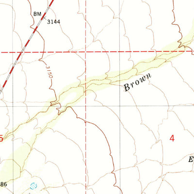 United States Geological Survey Fresno Wash, AZ (1979, 24000-Scale) digital map