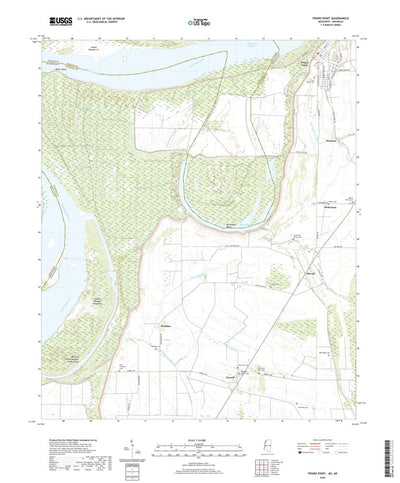 United States Geological Survey Friars Point, MS (2020, 24000-Scale) digital map