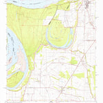 United States Geological Survey Friars Point, MS-AR (1964, 24000-Scale) digital map