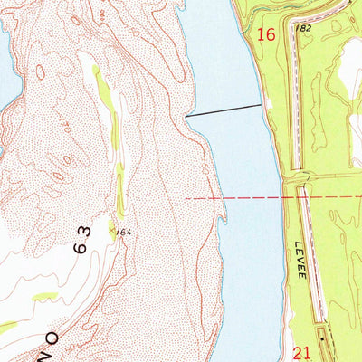 United States Geological Survey Friars Point, MS-AR (1964, 24000-Scale) digital map