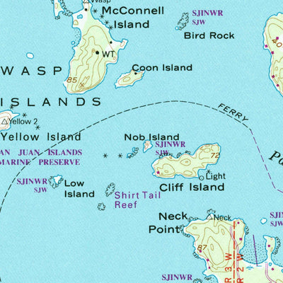 United States Geological Survey Friday Harbor, WA (1954, 24000-Scale) digital map