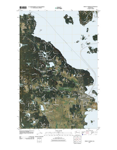 United States Geological Survey Friday Harbor, WA (2011, 24000-Scale) digital map