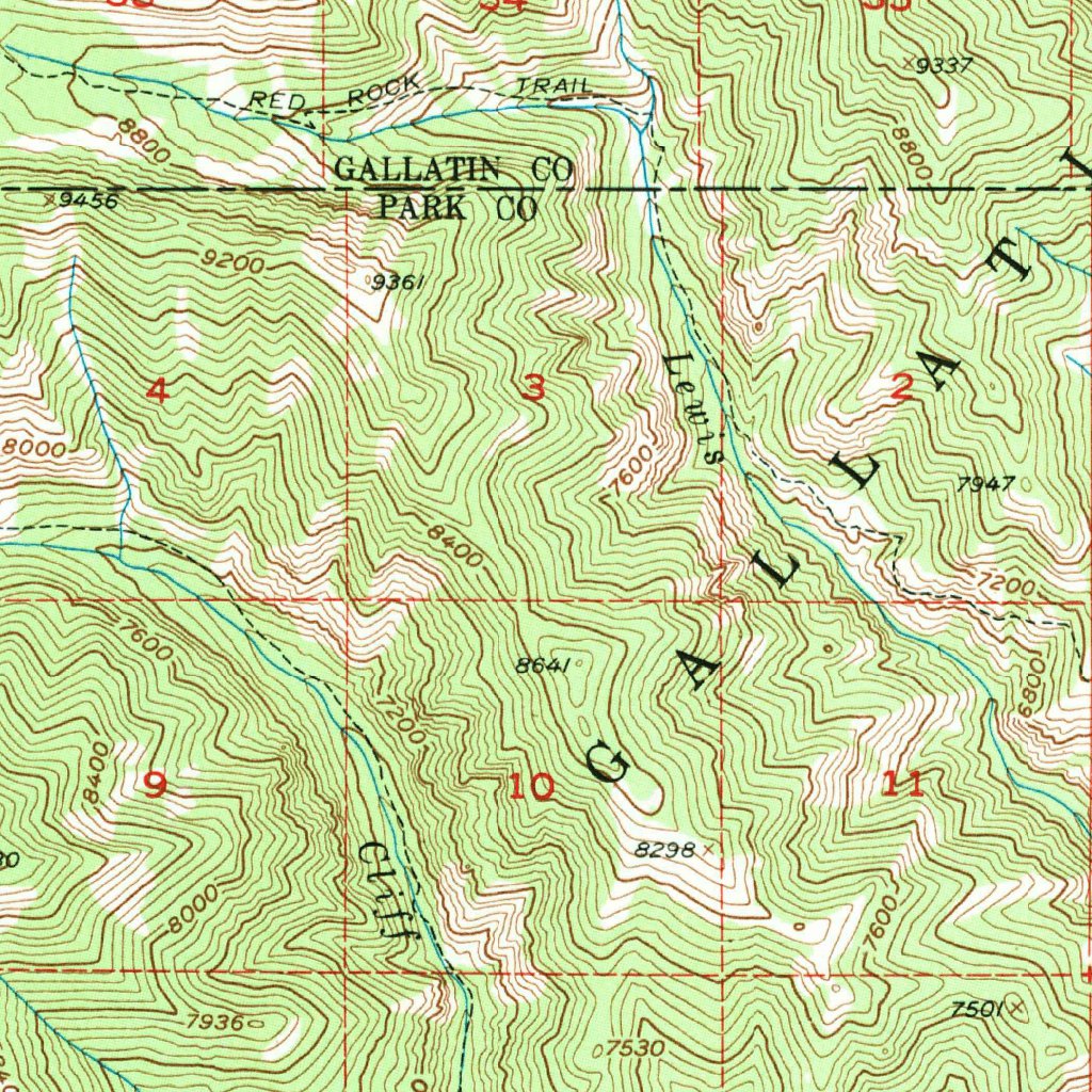 Fridley Peak, MT (1955, 62500-Scale) Map by United States Geological ...