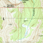 United States Geological Survey Fridley Peak, MT (1988, 24000-Scale) digital map