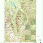 United States Geological Survey Fridley Peak, MT (2000, 24000-Scale) digital map