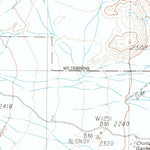 United States Geological Survey Fried Liver Wash, CA (1986, 24000-Scale) digital map