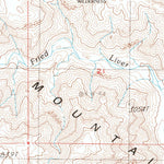 United States Geological Survey Fried Liver Wash, CA (1986, 24000-Scale) digital map
