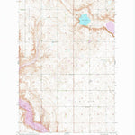 United States Geological Survey Fried, ND (1950, 24000-Scale) digital map
