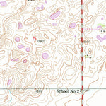 United States Geological Survey Fried, ND (1950, 24000-Scale) digital map