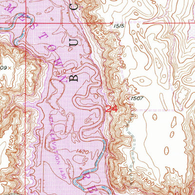 United States Geological Survey Fried, ND (1950, 24000-Scale) digital map
