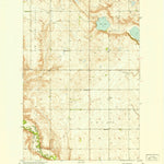 United States Geological Survey Fried, ND (1951, 24000-Scale) digital map
