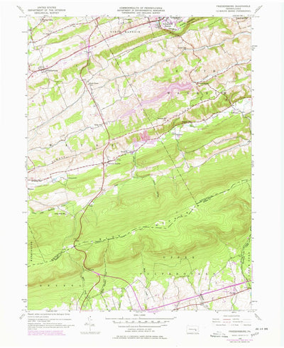 United States Geological Survey Friedensburg, PA (1945, 24000-Scale) digital map