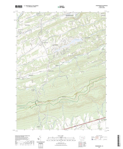 United States Geological Survey Friedensburg, PA (2023, 24000-Scale) digital map