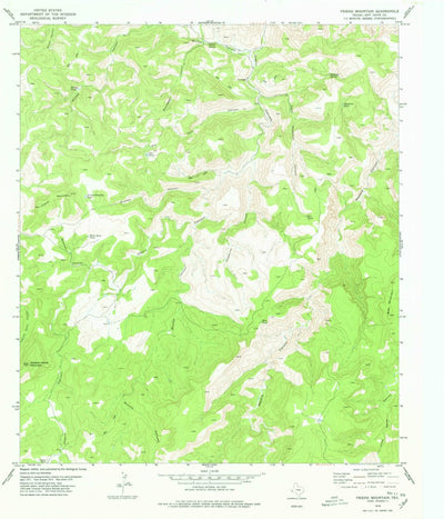 United States Geological Survey Friend Mountain, TX (1978, 24000-Scale) digital map