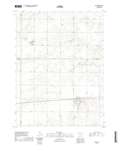 United States Geological Survey Friend, NE (2021, 24000-Scale) digital map