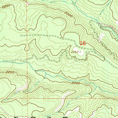 United States Geological Survey Friend, OR (1962, 24000-Scale) digital map